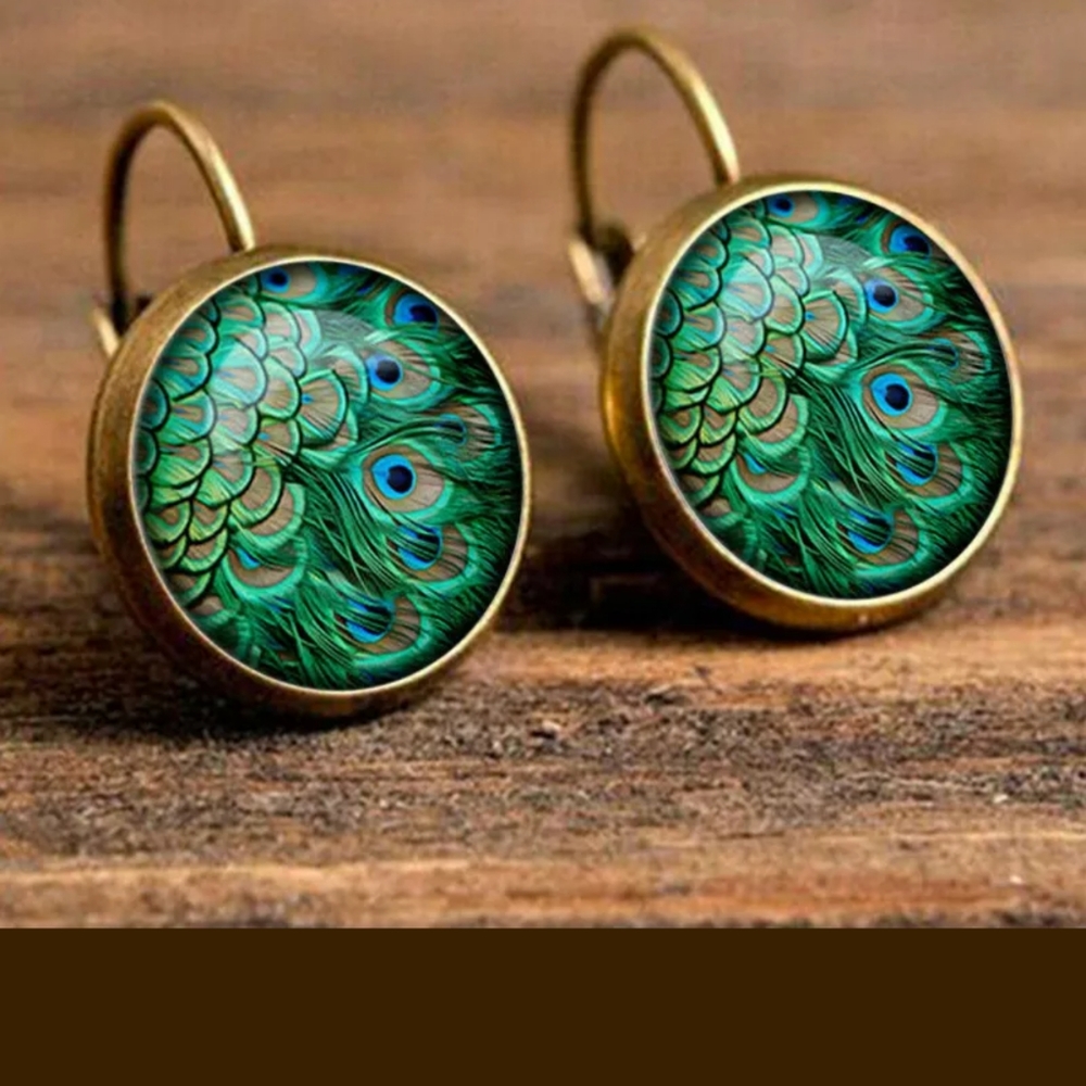NWT Peacock earrings